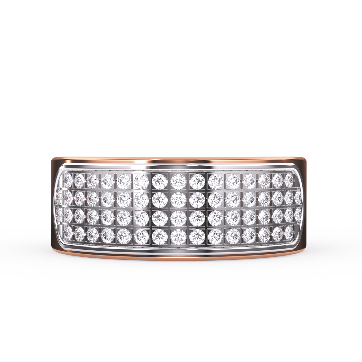 Classic Diamond Half Eternity Men’s Ring